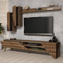 Hanah Home Beril Mueble para TV - Nogal